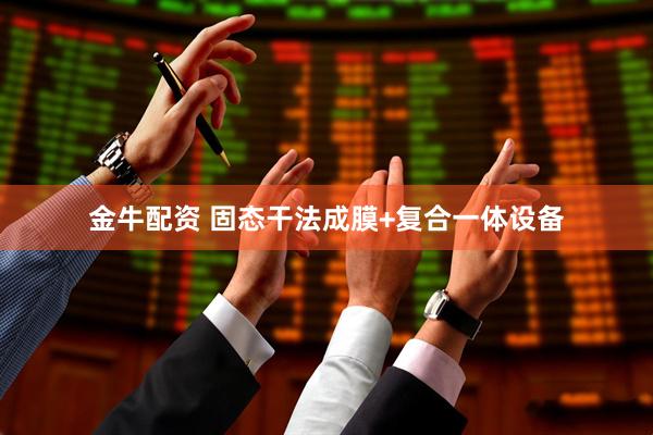 金牛配资 固态干法成膜+复合一体设备